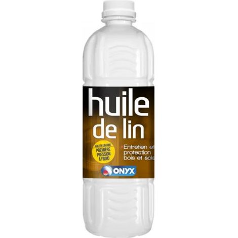 Leinöl Flasche 1 Liter - Onyx