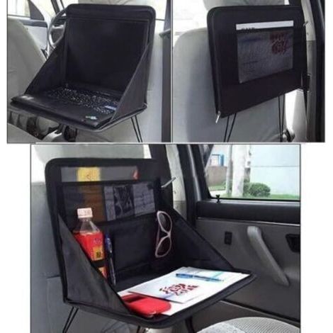 Laptop Holder - Car Back Seat - Work Tray or Meal Tray (1/4)