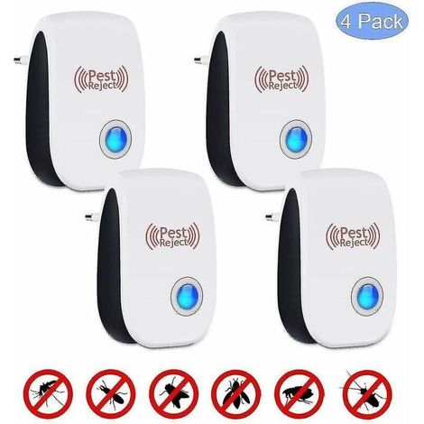 Ultrasonic repellent for mice and insects – 25-65 kHz ultrasonic technology – Coverage area up to 120 m² – Non-toxic and environmentally friendly (1/5)