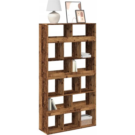Bücherregal Altholz-Optik 100x33x187,5 cm Holzwerkstoff