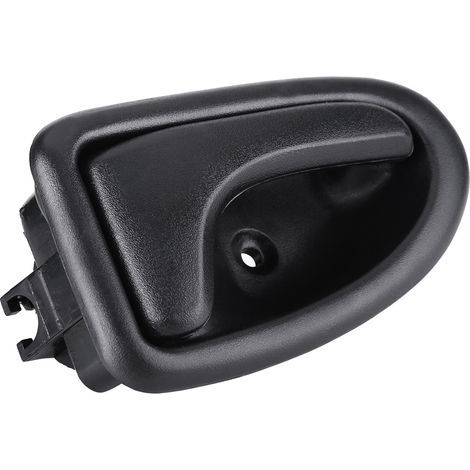 Poignée de Porte Intérieure Droite pour Renault Clio, Mégane, Scénic - Relevage Confort en Plastique Noir (1/5)