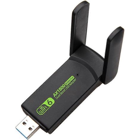 Wi-Fi 6 Netzwerkadapter 1800M 2,4G 5Ghz Dualband-WLAN USB 3.0 LAN-Ethernet-Karte