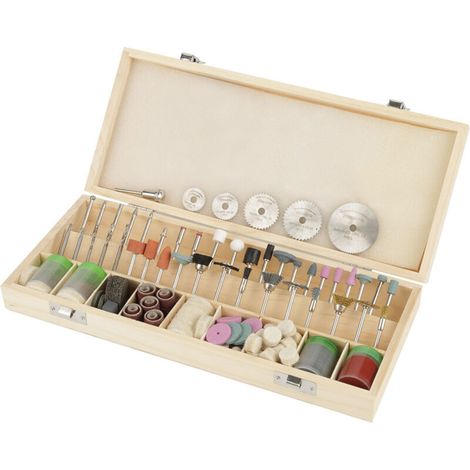 Kit d'accessoires pour outil Dremel 242 pièces, pour découper, sculpter, poncer et percer. (1/5)