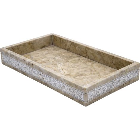 Plateau autoportant POSH, marbre, beige (1/3)