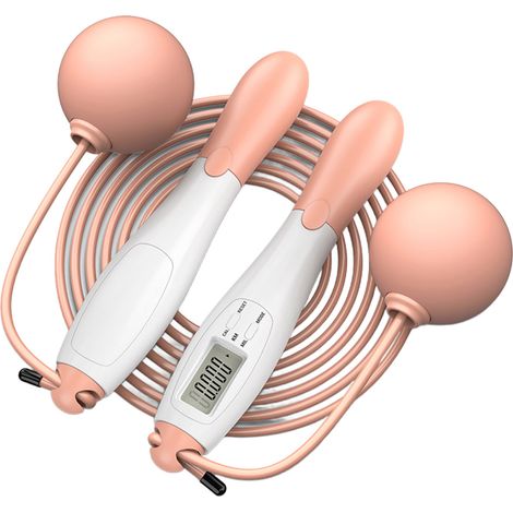 Corde À Sauter Avec Compteur - Câble En Acier Anti-Emmêlement - Pour Fitness Intérieur Et Extérieur - 1 Pièce (1/5)