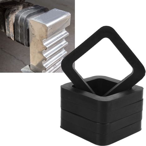 5 Pièces Cache-Anti-Bruit Universel pour Attelage 2 Pouces, Coussin Réducteur de Vibrations (1/5)