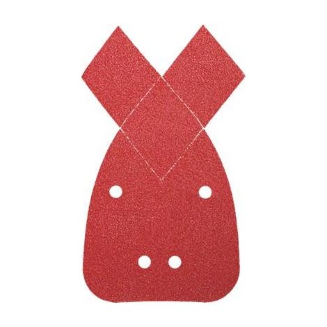 2608607408 - Set di fogli abrasivi da 10 pz. C430 102 x 62, 93 mm, P80