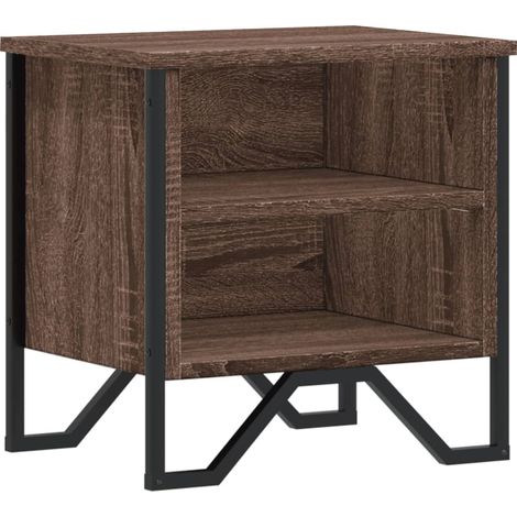 Maison Exclusive - Nachttisch Braun Eichen-Optik 40x30x40 cm Holz