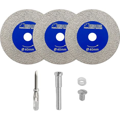 Disque Coupe Diamant pour Verre 40mm Mini Lame de Scie Carrelage (1/5)