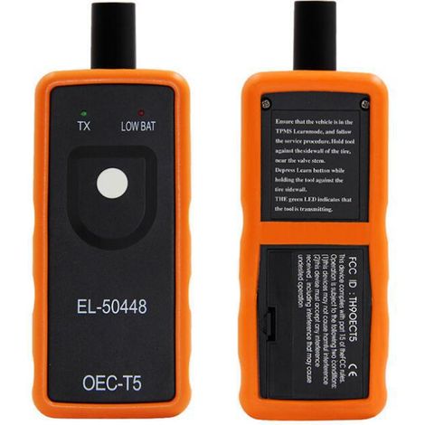 Herramienta de reinicio Tigrezy-El-50448 Herramienta de reaprendizaje Sensor de presión de neumáticos automático para vehículo