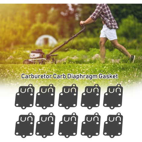 Membrane et joint de carburateur pour Briggs & Stratton 270026, 272538, 272538S - Lot de 10 pièces, diaphragme de rechange, carburant, gasket, compatible moteur, accessoire d'entretien. (1/5)