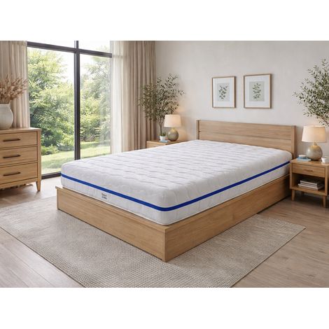 Colchon 90x200 BERLIN de espuma Altura 20 cm 2 firmezas en 1 Nivel de dureza H2 y H3 Articulado (1/5)