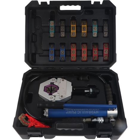 GARRYFIZH Pince à sertir manuelle pour durites de climatisation auto, kit mécanique portable avec boîte de rangement (1/5)