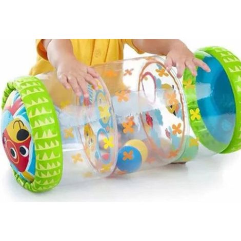 Rouleau Rampant - PVC Gonflable Pour Développement Motricité Infantile - Convient 3 Mois À 3 Ans - 52 cm × 22 cm - 1 Pièce (1/5)