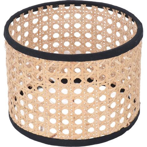Universal woven rattan lampshade, lamp cover for E27 E14 chandelier, pendant lamp (1/5)