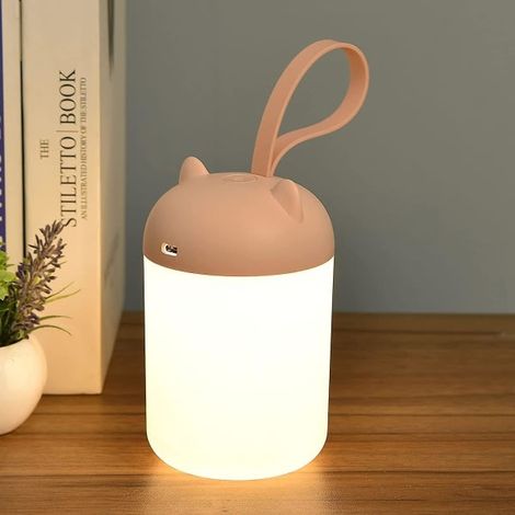 Lanterne de jardin portable, veilleuse sans fil à batterie rechargeable, lampe d'extérieur nomade, éclairage LED pour camping et terrasse (1/4)