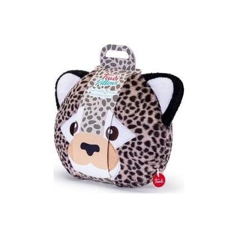Cuscino Trudi Peluche Leopardo Multicolore 38 cm x 30 cm