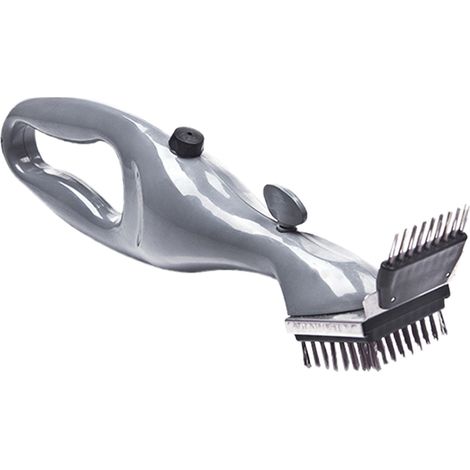 Cepillo Barbacoa Acero Inoxidable Mango Ergonómico 36,5 cm con Gancho – Ideal para Limpieza Parrillas en Hogar y Camping (1/2)