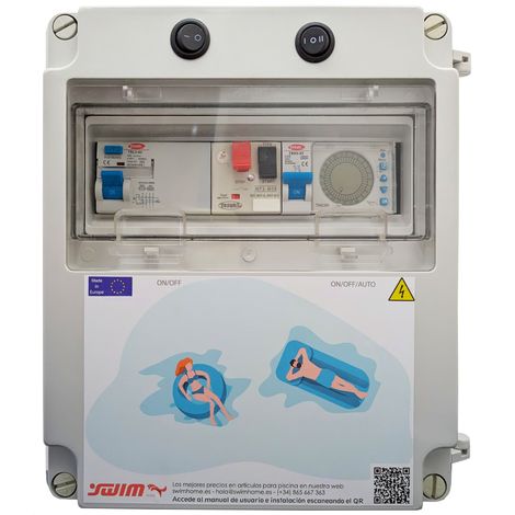 Cuadro Eléctrico Trifásico  SIN Transformador  Contactor 1CV  Reloj