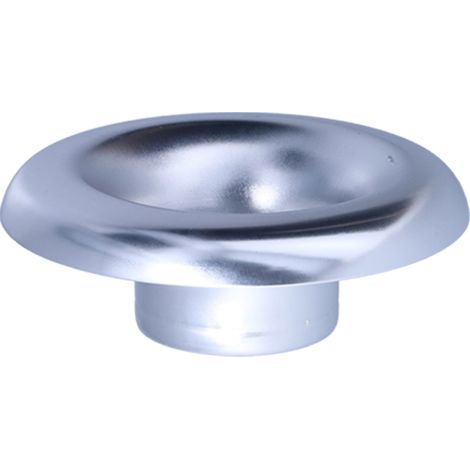 Presa d'aria fredda da 4 pollici, clacson turbo, adattatore batteria, decorazione CNC, accessorio auto in alluminio, argento.