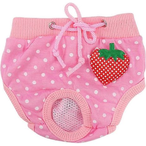 Pantalons de sécurité confortables en pur coton pour animaux de compagnie, pantalons menstruels pour chiens, pantalons hygiéniques pour chats et chiens (taille M) (1/5)