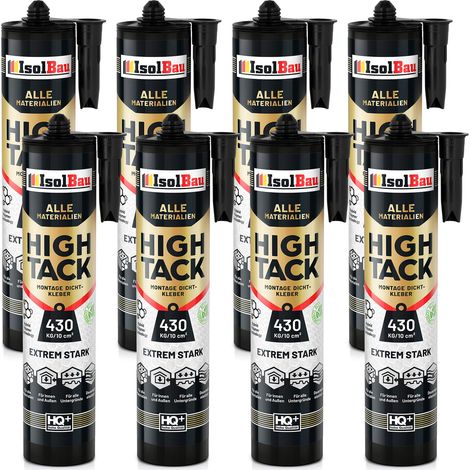 Montagekleber High Tack Baukleber 8x 530g Dichstoff Hybrid Polymer 430kg/10cm² (1/5)