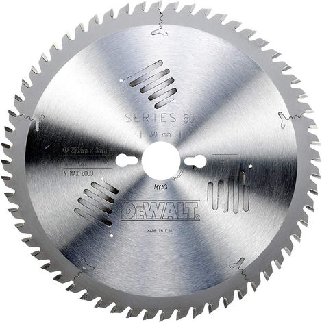 Lama per sega Dewalt 250x30mmx60z (1/2)