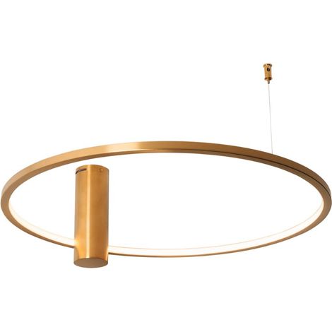 Plafonnier LED moderne anneau doré 60 cm Maxlight C0239 (1/5)