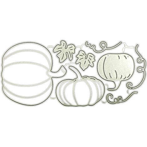 Découpe Métal Acier Carbone pour Motif Citrouille DIY Artisanat (1/4)