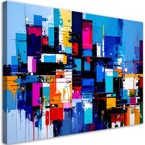 Wandbild Bunte Abstrakt Spritzer 60x40 cm (1/5)