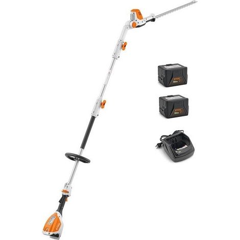 STIHL HA01-011-2922 Taille-Haies sur Perche 36 V HLA 56 Batterie AK 20 Chargeur Longueur de Coupe 45 cm Lamier Réglable 135 Degrés Tube Démontable (1/4)