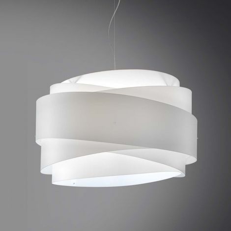 BEA Pendelleuchte einflammig Weiß Durchmesser 60x H38 cm