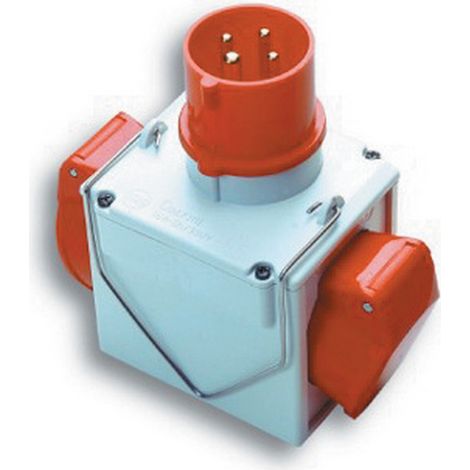 FME 73.111 ADATTATORE CEE 16A 2 PRESE 380V IP44 (1/2)