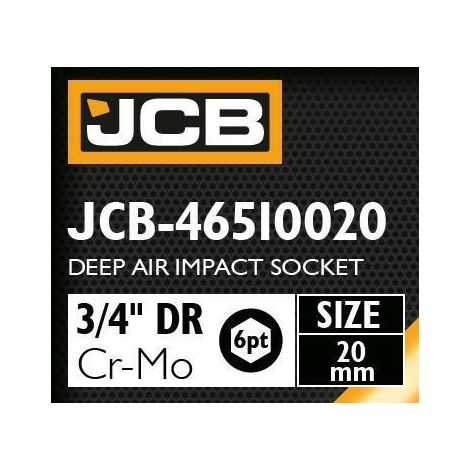 Adaptador de impacto profundo 3/4" 20mm (hexagonal)