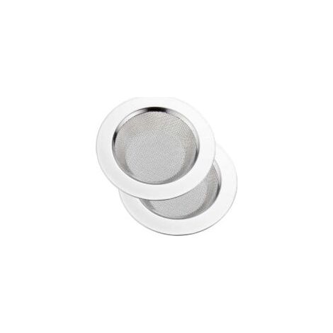 Set di 2 filtri per lavello da cucina, filtro di scarico per lavello da cucina in acciaio inox, filtro per lavello con bordo largo da 4,5 pollici di diametro - Crezuo