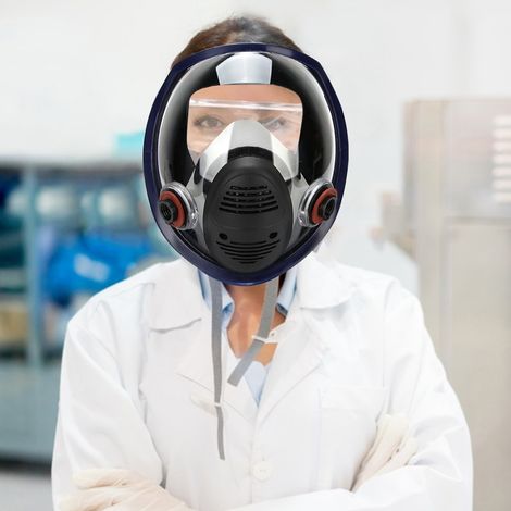 8100 Atemschutzmaske gegen Staub, chemische Gase und Industrieabgase (1/5)