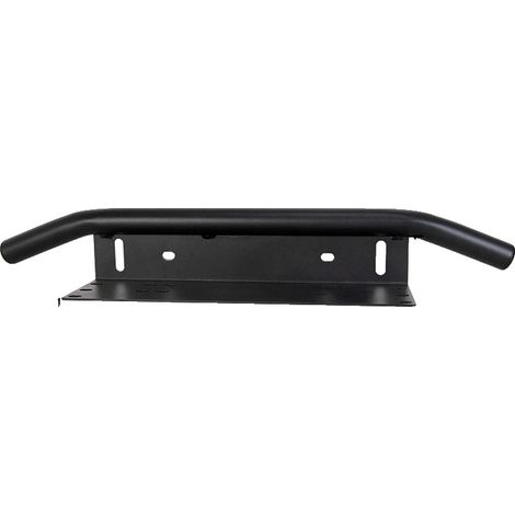 Soporte para matrícula, construcción de acero resistente, compatibilidad universal, 23 pulgadas, color negro. (1/2)