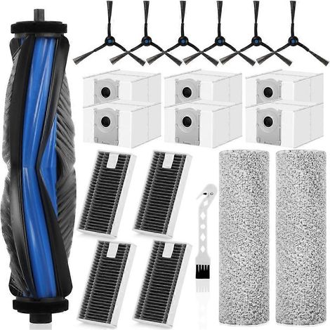 Filtre pour aspirateur brosse pour aspirateur Filtre de brosse pour aspirateur filtre de Accessoires Ecovacs Deebot X8 Pro Omni / X8 Omni Aspirateur Robot – Main Brosse – Filtres Side Brosses – Dust B (1/5)