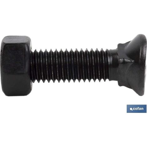Pack 50 Tornillos Cultivador C-8.8/934 con Tuerca Hexagonal