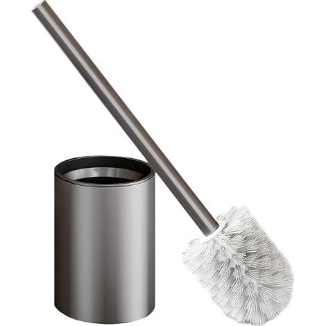 Brosse Toilettes WC avec Base Anticorrosif Balai Toilette WC Toilet Brush (1/5)