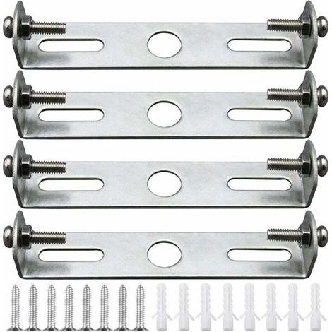 Paquet de 4 supports de luminaire de plafond Accessoires de luminaire de suspension de 105 mm Plafonniers suspendus Plaques de base de plafonnier Pann (1/4)