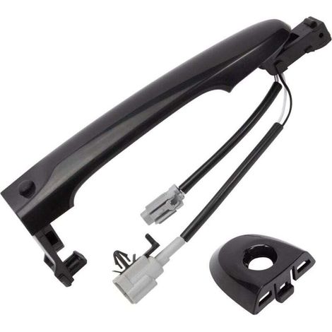 Poignée Porte Extérieure Avant Gauche Conducteur Compatible Nissan Juke F15 2010-2022 Noir (1/4)