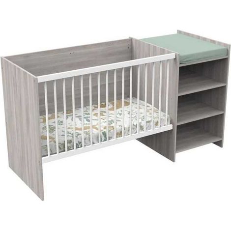 Baby-price UP Eiche Silex Kombi-Kinderbett (1/3)