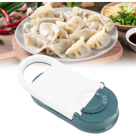 Ravioli-Maschine, Küchen-Ravioli-Maschine, manuelle Ravioli-Maschine, multifunktionale Ravioli-Form zur Herstellung von Ravioli-Teig, weiß. (1/5)