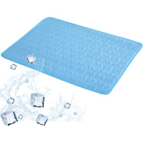 Foldable Cooling Mat, Washable Pet Sleeping Cushion, Lightweight Ice Gel Mattress Blanket, Breathable Dog Kennel Protector Pad, Chill Summer Cushion for Puppy Kitten Floor Crate Kennel Sofa Bed (1/5)
