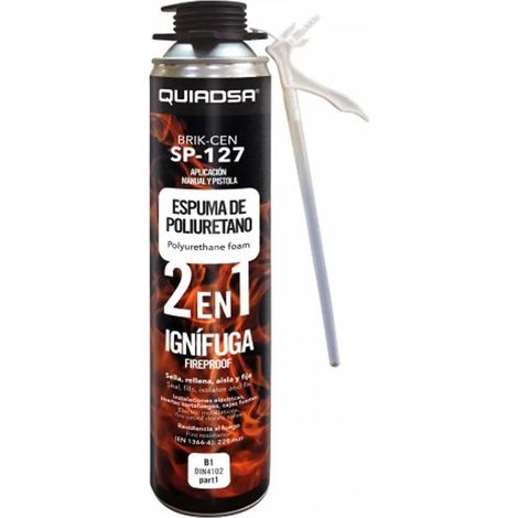 Schiuma poliuretanica Quiadsa sp-127 resistente fuoco adesione