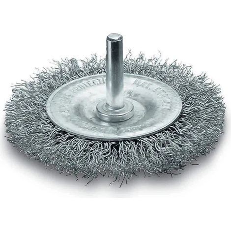 Spazzola circolare lessmann circular wavy wire brush acciaio inox 75 mm