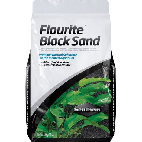 Seachem Flourite ( Substrato per Acquari d'acqua Dolce con Piante) - Formato: 3,5 Kg - Colore: Black Sand (1/2)