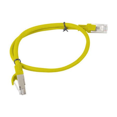 Cable de conexión Lanberg UTP Cat.5e de 0,5 m, color amarillo (1/2)