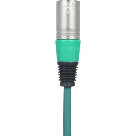Ortviai Câble DMX512 XLR 3 broches mâle-femelle, 1 m, couleur bleue, pour éclairage scénique et micro (1/4)